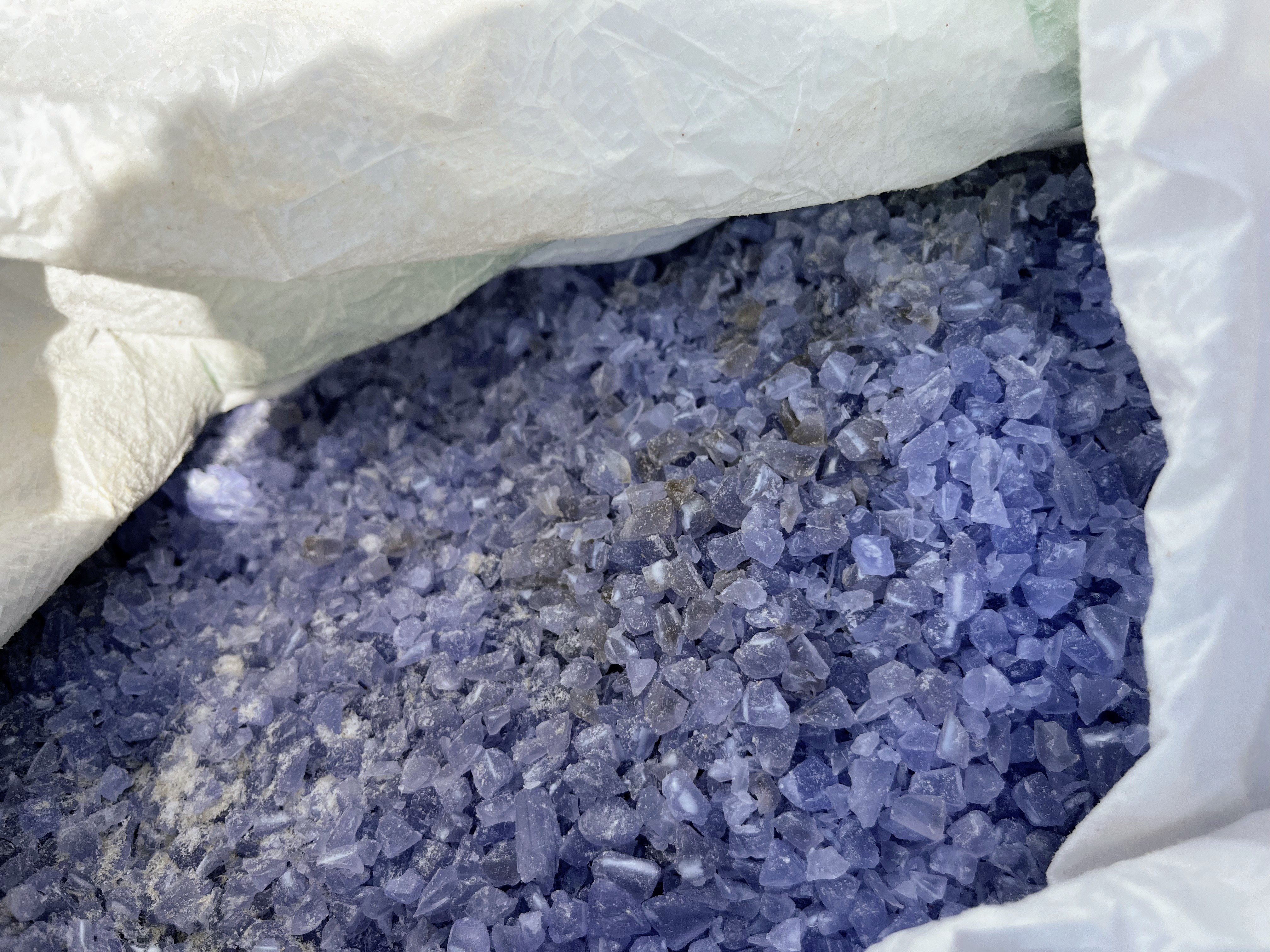 PVC-H transparent Mahlgut